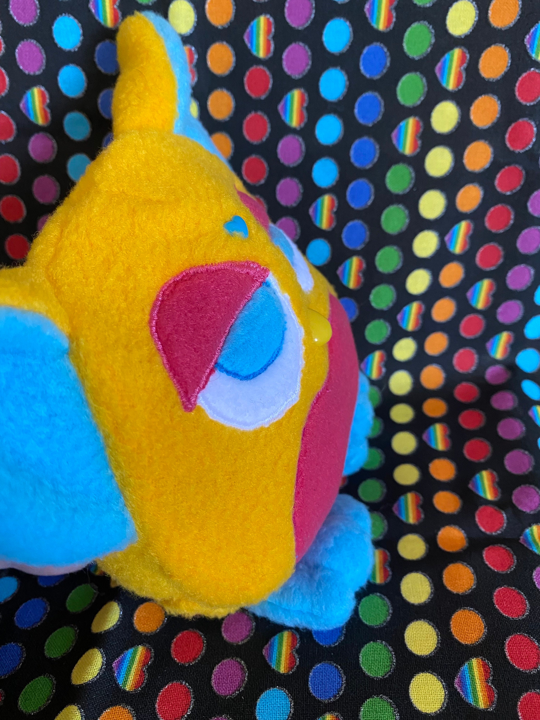 Furby Inspired Pansexual Pride Bean Bag Etsy