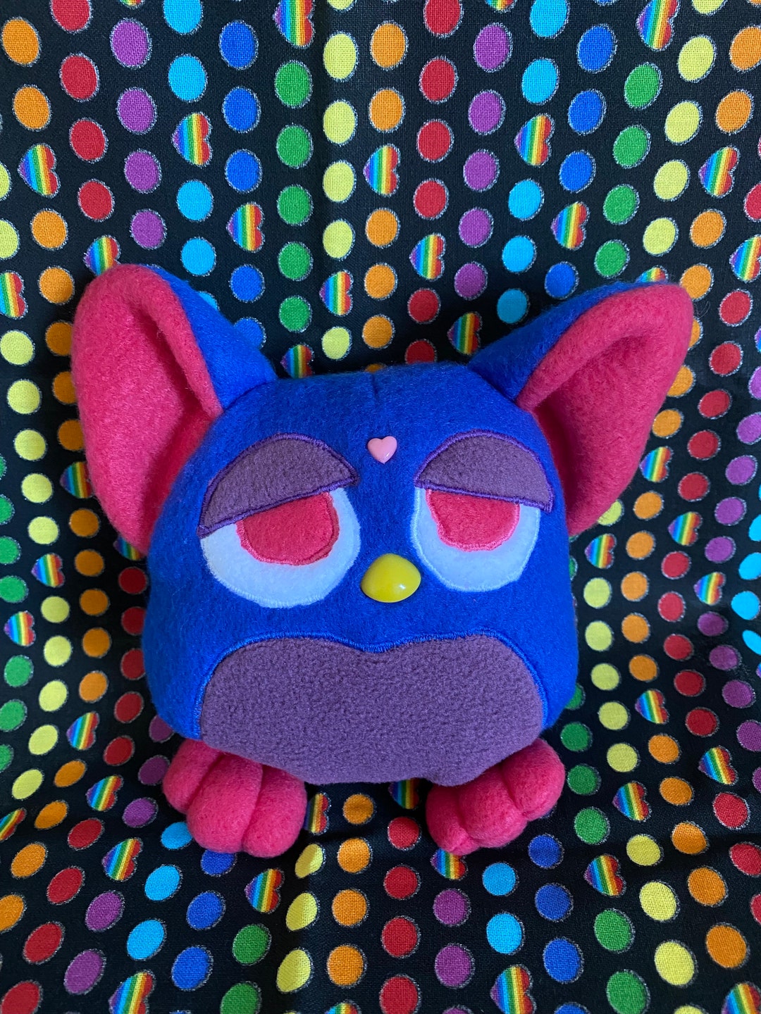Furby Inspired Bisexual Pride Bean Bag Etsy