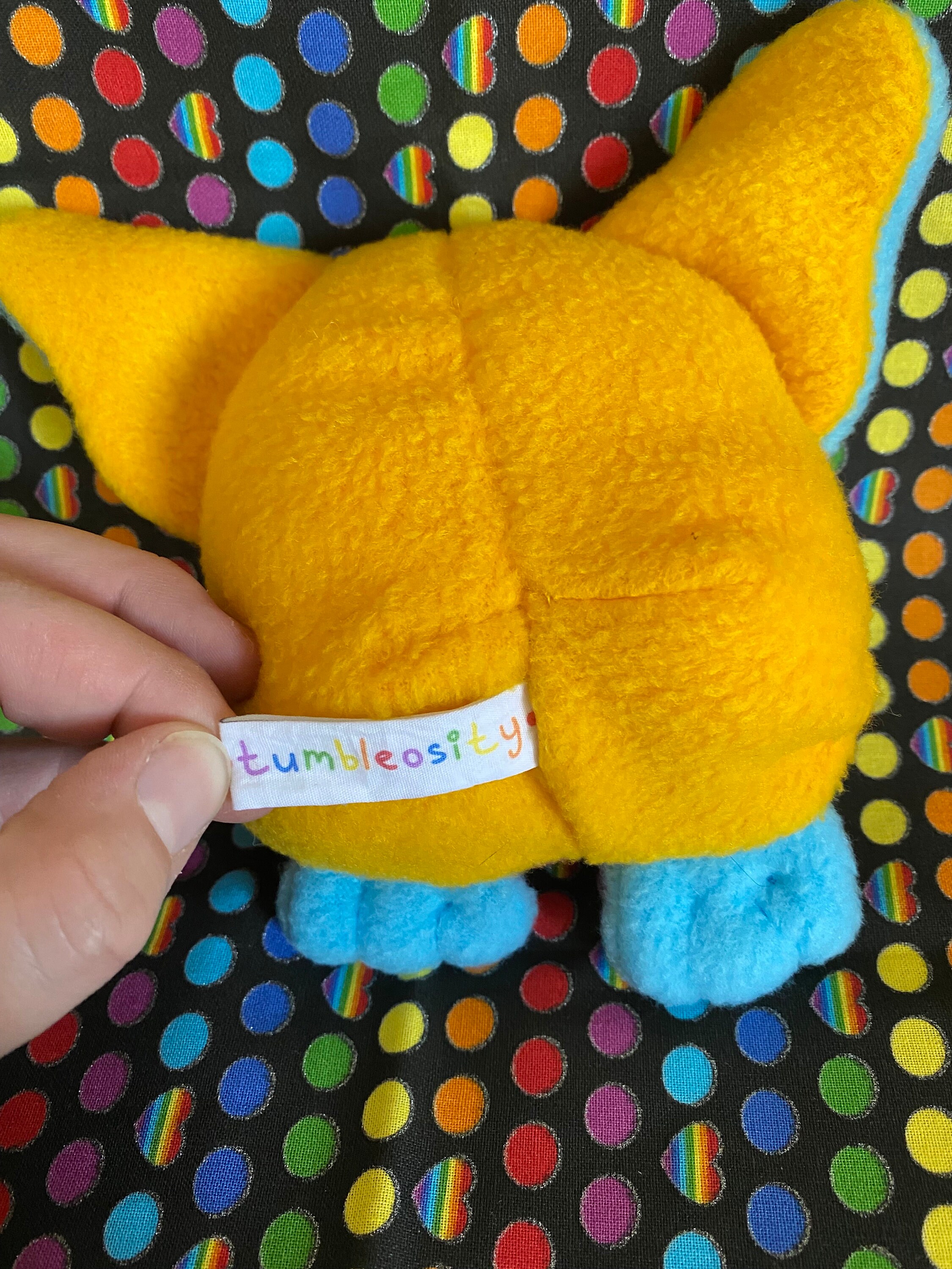 Furby Inspired Pansexual Pride Bean Bag Etsy