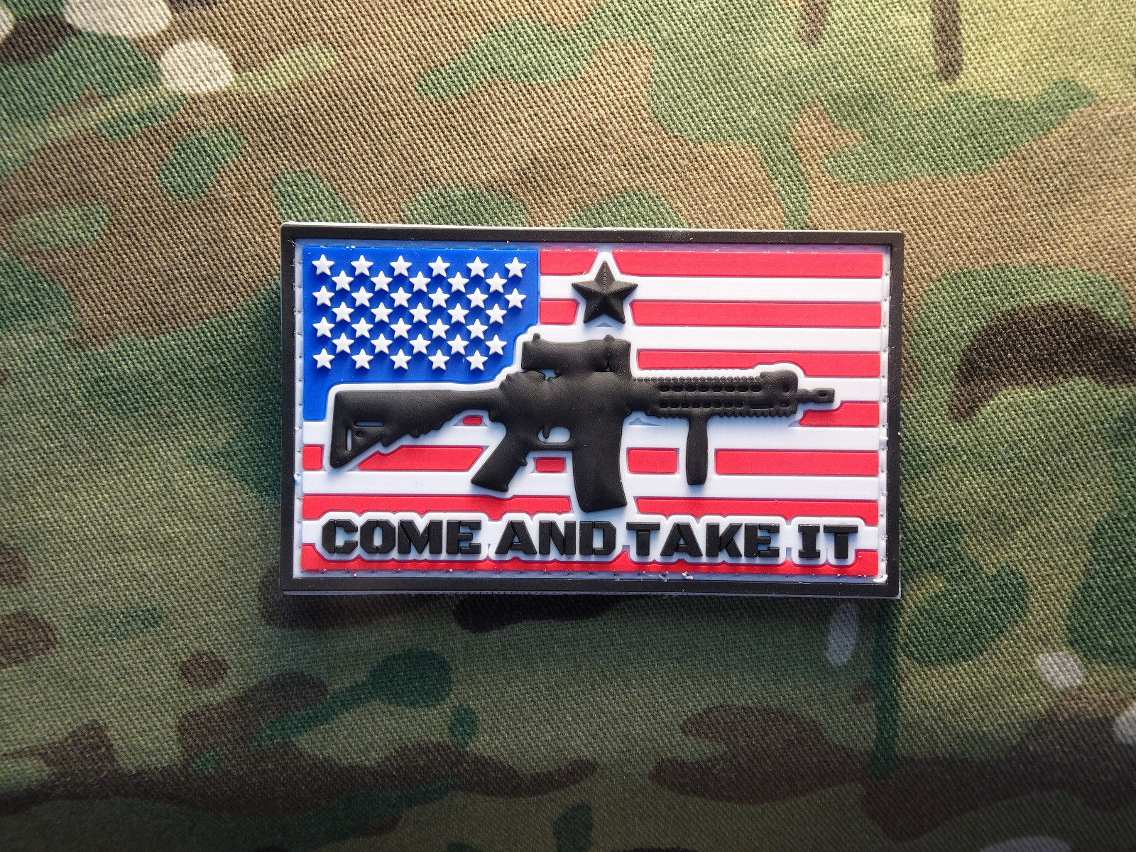 Come And Take It Ar 15 Us Flag 2x3 Pvc Tactical Hook Etsy