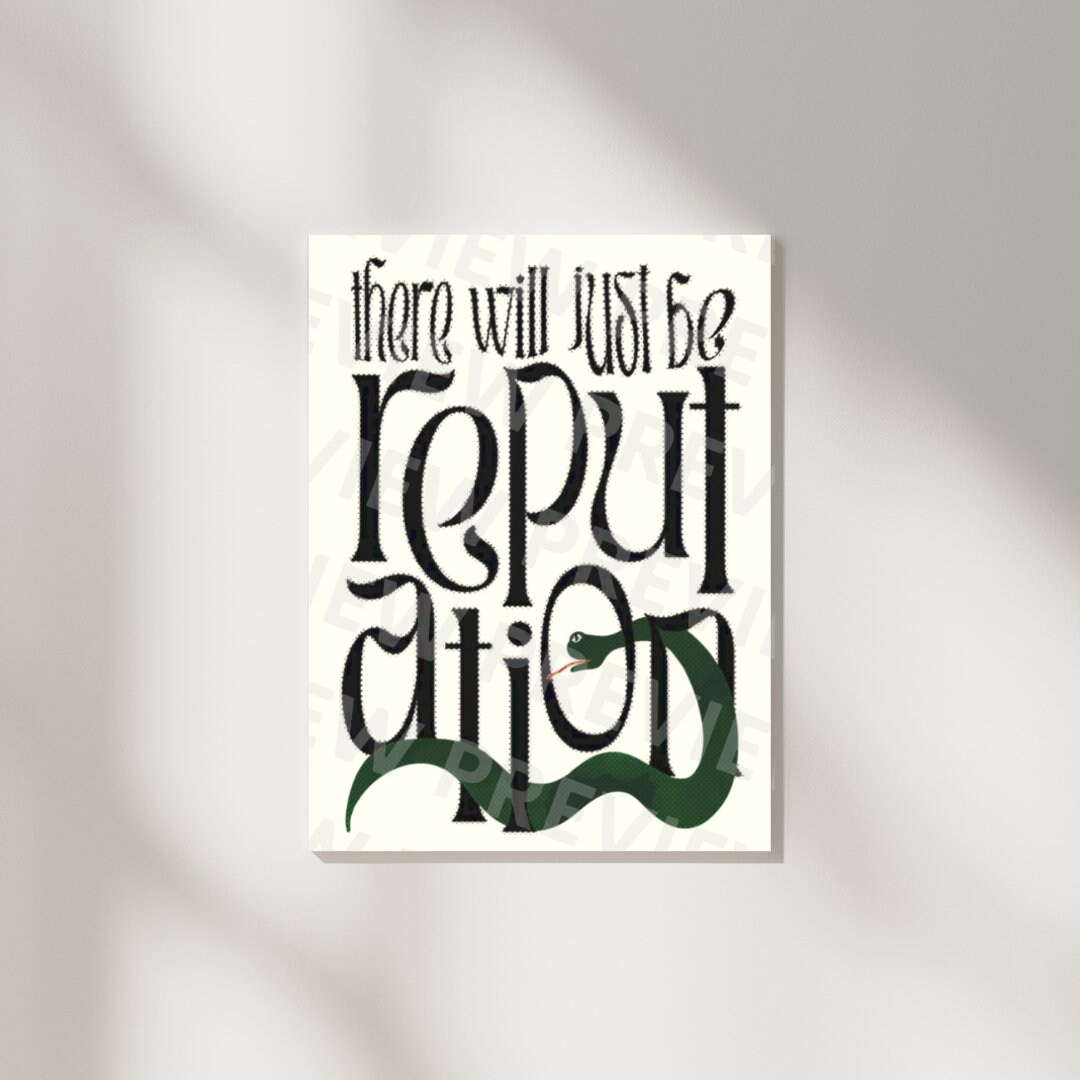 Reputation Snake Poster - Digital Download - Etsy