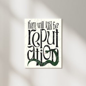 reputation Snake Poster - Digital Download