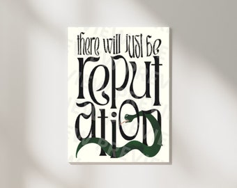 Poster del serpente di reputazione - Download digitale