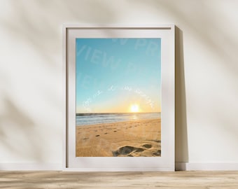 Taylor Swift agosto Beach Poster - Download digitale