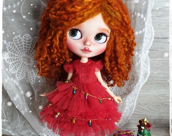 Blythe Custom Doll Christmas
