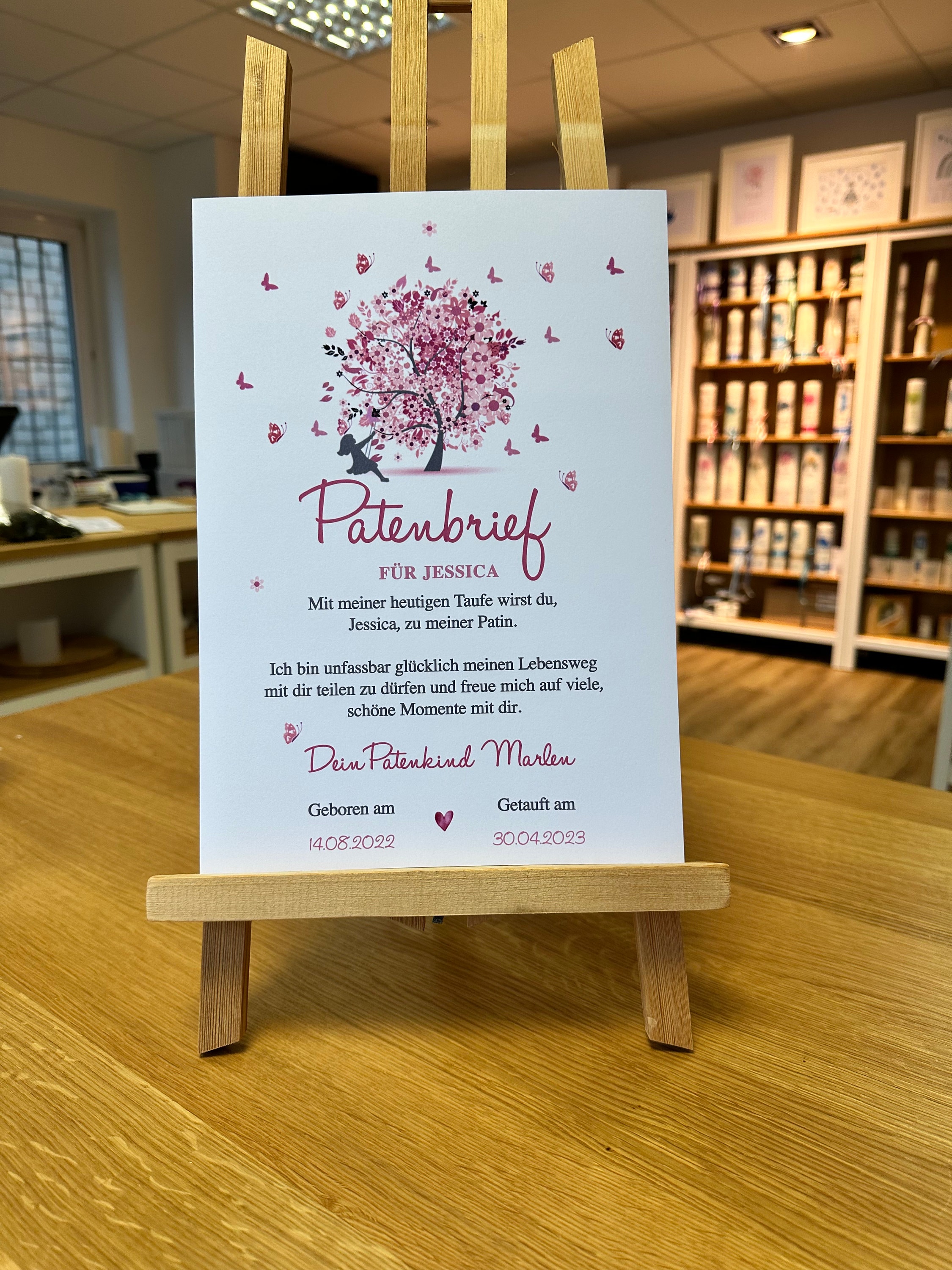 geschenk von paten zur taufe