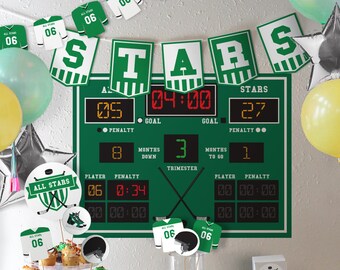 Hockey Decorations // Party Kit // Customizable + Downloadable + Printable