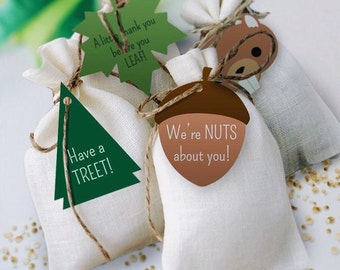 Woodland Theme Favor Tags // Downloadable + Printable