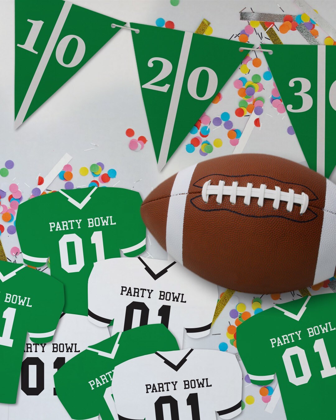 Bunting Only // Football Party Decorations // Customizable - Etsy UK