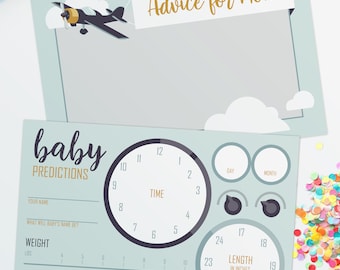 Airplane Pilot Baby Shower Games // Downloadable + Printable