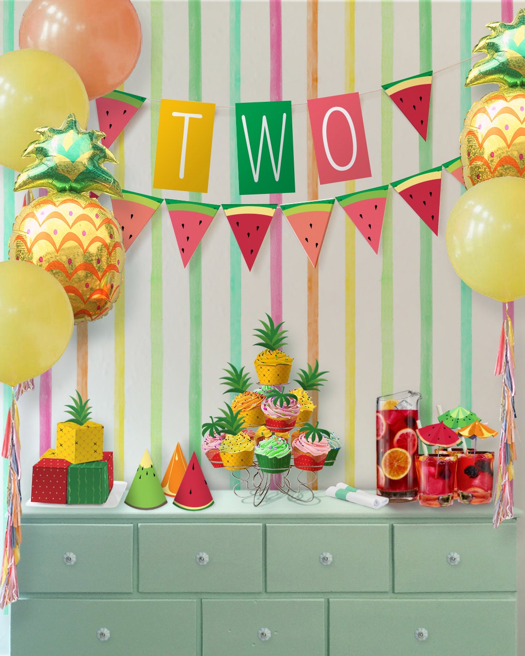 Unique Party Partytüten – 20 Stück, Valentinstags-Design Mit Lächelnden Herzen