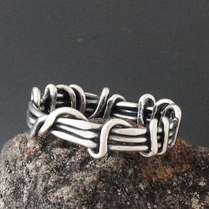 Sterling Silver Vine Ring - Wrapped Ring - Twig Ring - Silver Ring - Wrapped Silver - Organic Jewelry - Mens Ring - Womens Ring - Natural
