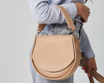 leather saddle bag, large crossbody bag, leather crossbody bag, cute crossbody bag, cross body bag, crossbody purse, leather purse women,