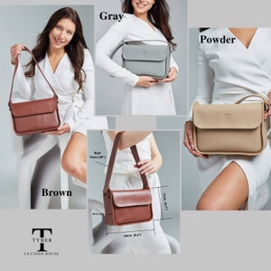 leather crossbody bag women, crossbody bags for women, crossbody bag, cross body bag, crossbody purse, leather shoulder bag image 10
