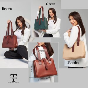 leather tote bag