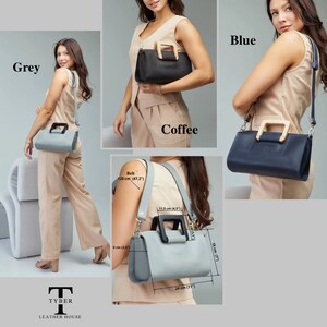 leather tote bag for women, bridesmaid tote bag, custom tote bag, cute tote bag image 10