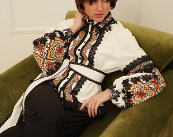 Vyshyvanka, bohemian clothing, ukrainian vyshyvanka, ukrainian blouse, embroidery clothing, hand embroidery, unique clothing