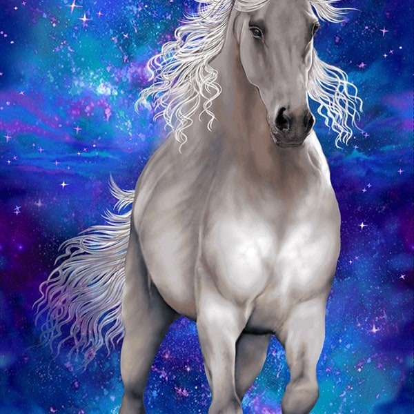 Unicorn Fabric Panel Etsy