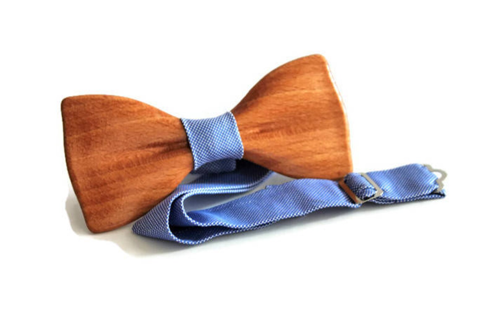 Mens wooden bow tie with pocket square. Wood wedding bowtie. Etsy