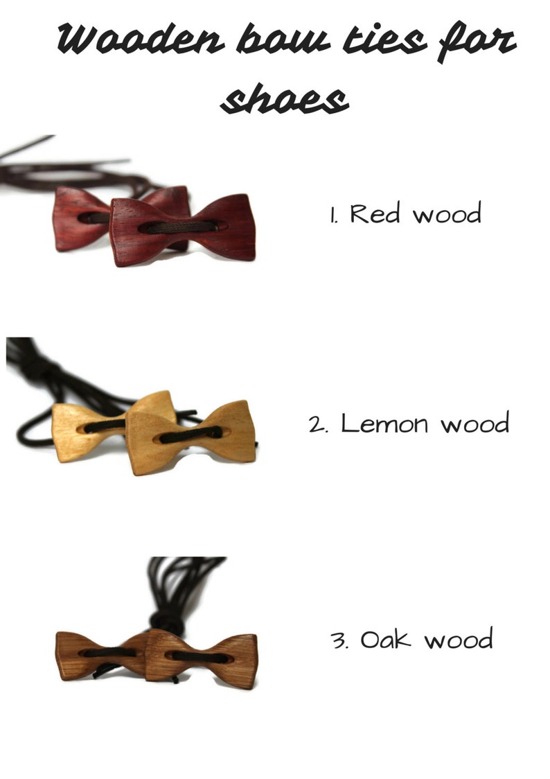 Set of two mens wooden bow tie shoes. wood shoes bow tie. Etsy