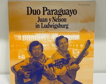 Duo Paraguayo Vinyl LP Juan y Nelson in Ludwigsburg Signed Cover Latin Folk Guitar Record