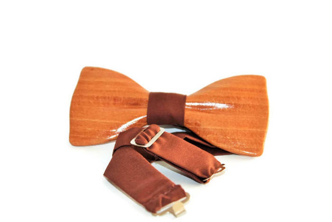 Wooden bow tie wooden bowtie bowties for men bow tie fun Etsy