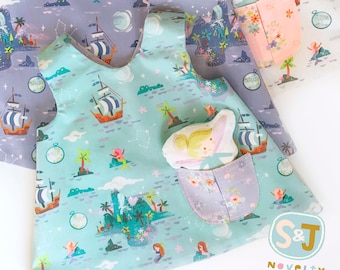 Handmade Neverland Reversible Pinafore Top with Tinker Bell Plush Toy
