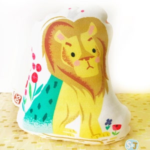 Wizard of Oz Cowardly Lion soft toy pillow, exclusive 80th anniversary, nursery, Dorothy&#39;s journey, king of the forest, Emerald city
