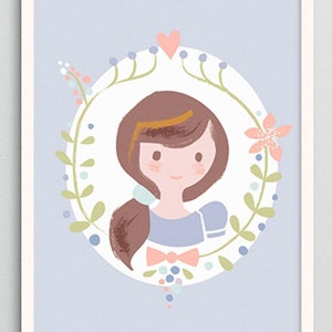 Exclusive Neverland Wendy Darling art print, Peter Pan nursery, Neverland art, Peter Pan decor, Neverland nursery, Peter Pan art