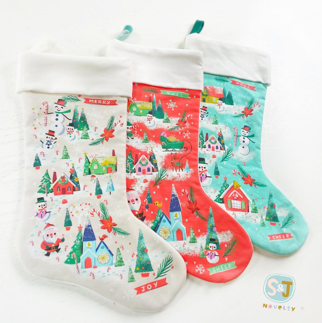 Vintage Style Christmas Stockings 