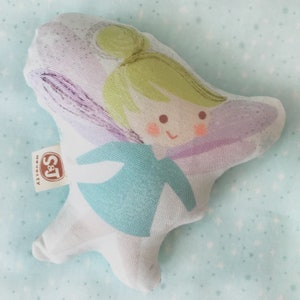 Tinker bell fairy soft rattle, Tink, Neverland, Tinkerbell doll, Tinker bell plush, baby rattle, Neverland theme, fairy toy, Peter Pan toy