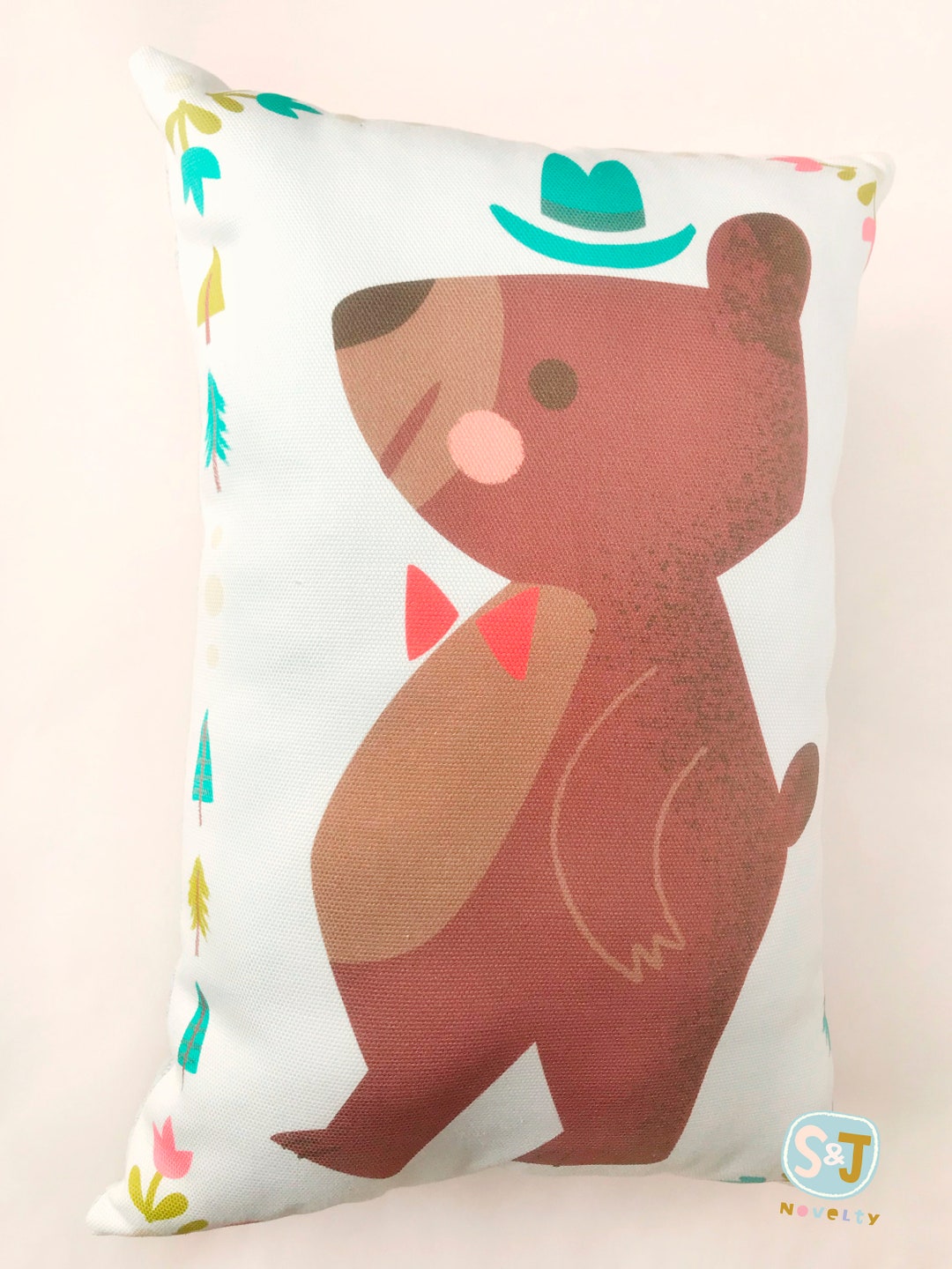 Goldilocks Pillow Papa Bear, Three Bears Pillow, Riley Blake, Storybook