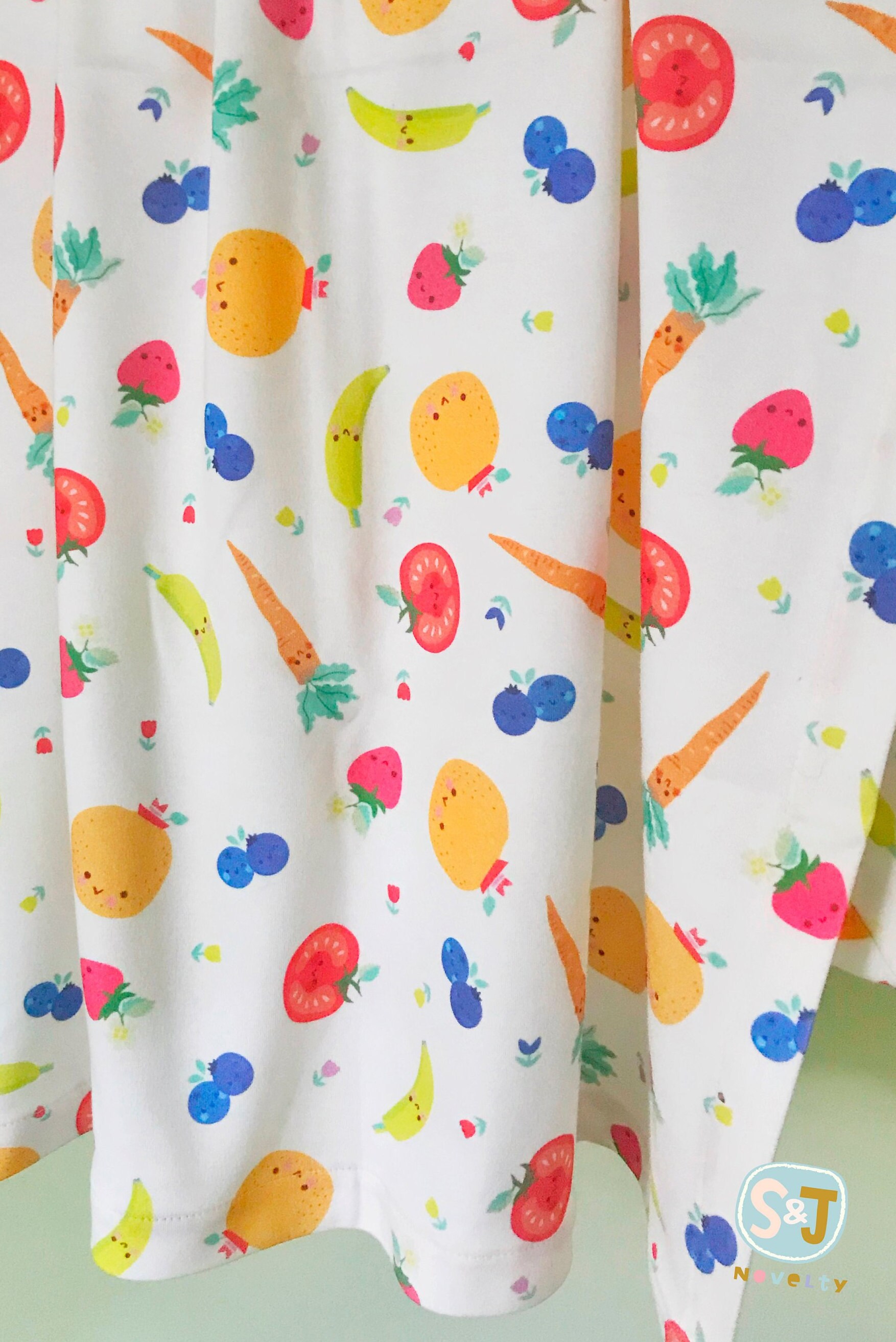 Organic cotton knit fruit baby blanket stroller blanket Etsy