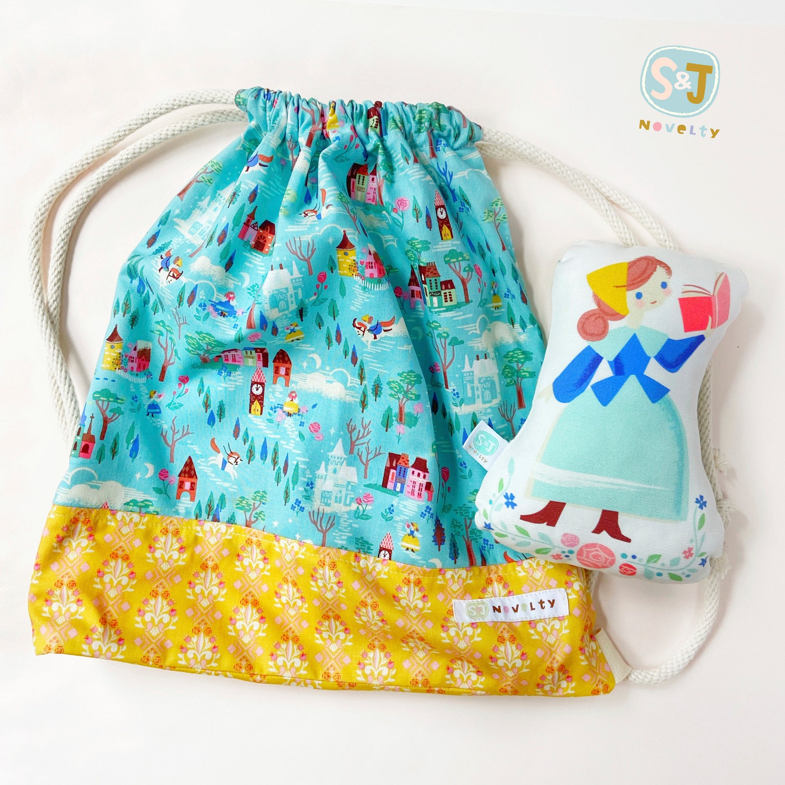 Beauty and the Beast Soft Toy Play Set With Backpack Belle Etsy