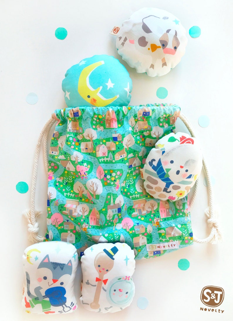 Nursery Rhymes Play Set With Backpack Soft Toy Set Hey Etsy