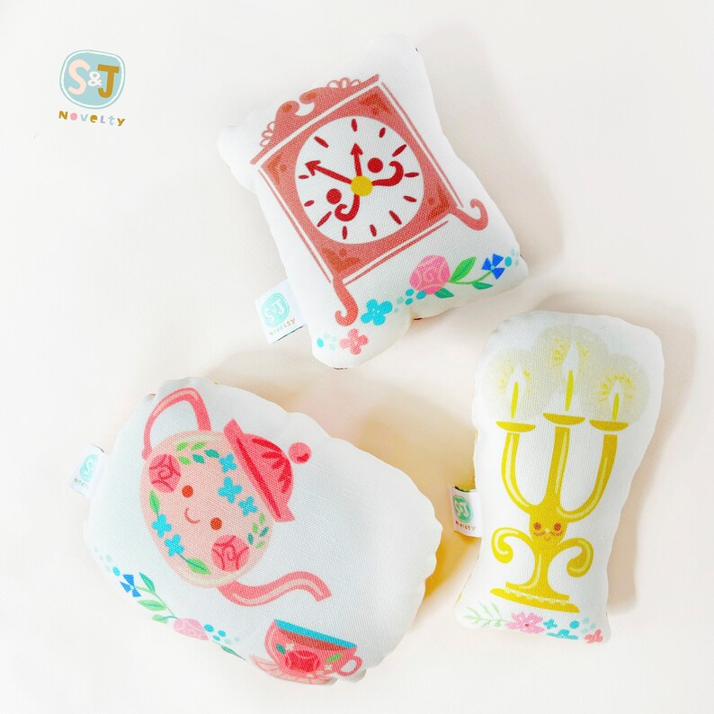 Beauty and the Beast Soft Toy Play Set With Backpack Belle Etsy