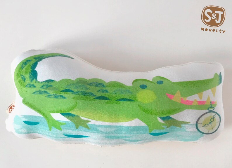 peluche géante crocodile