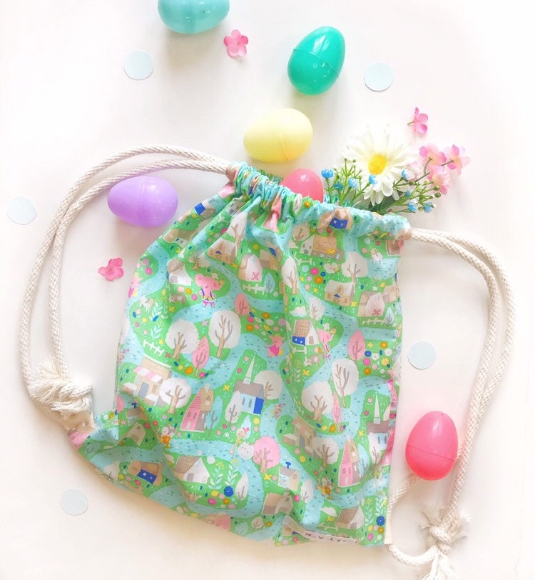 Nursery Rhymes Drawstring Backpack Preschool Backpack Etsy