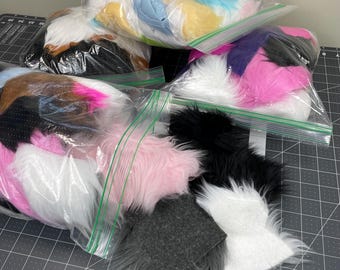 Faux Fur Scrap bags