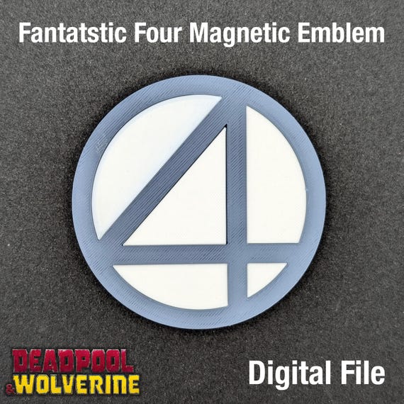 Fantastic Four Cosplay Chest Emblem DIGITAL FILE (deadpool