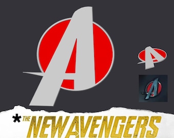 New Avengers Emblem for Cosplay (Digital File, Thunderbolts)