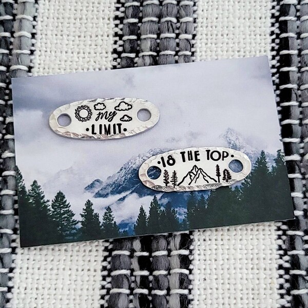 My Limit Is The Top - Hiking Gift - Hiking Boots Gift For Men - Cross Country Tags - Marathon Gift For Friend - Ready Made