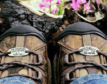 The Mountains Are Calling And I Must Go John Muir |  Hiker Gift | Hiking Gift | Wildflower Mountains | Ready Made