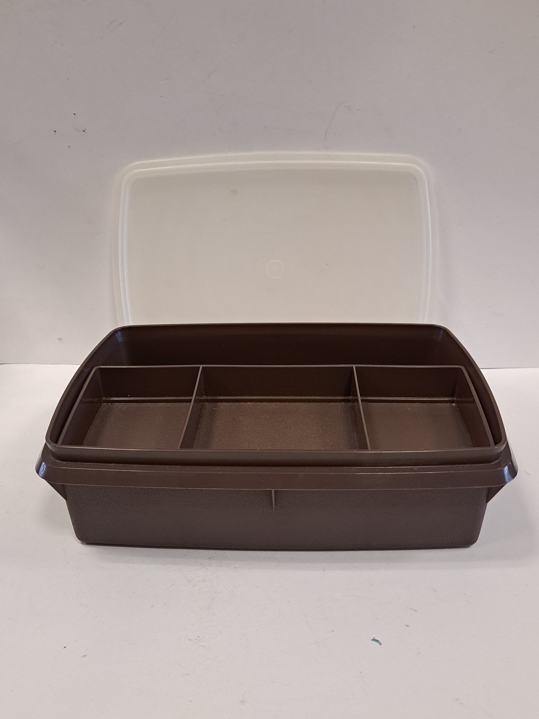 Vintage Tupperware Stow Go Craft Box Tackle Box First Aid Money