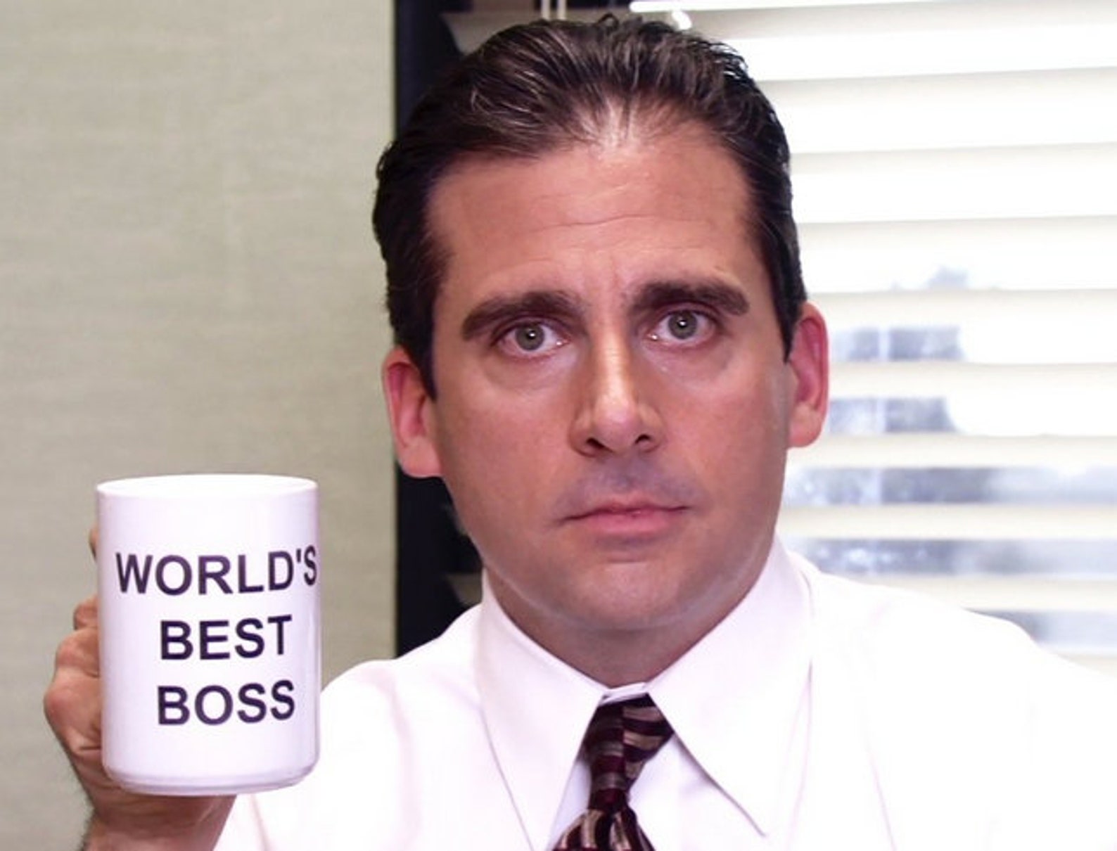 The Office World's Best Boss Mug 11oz Coffee Cup Michael Scott Replica