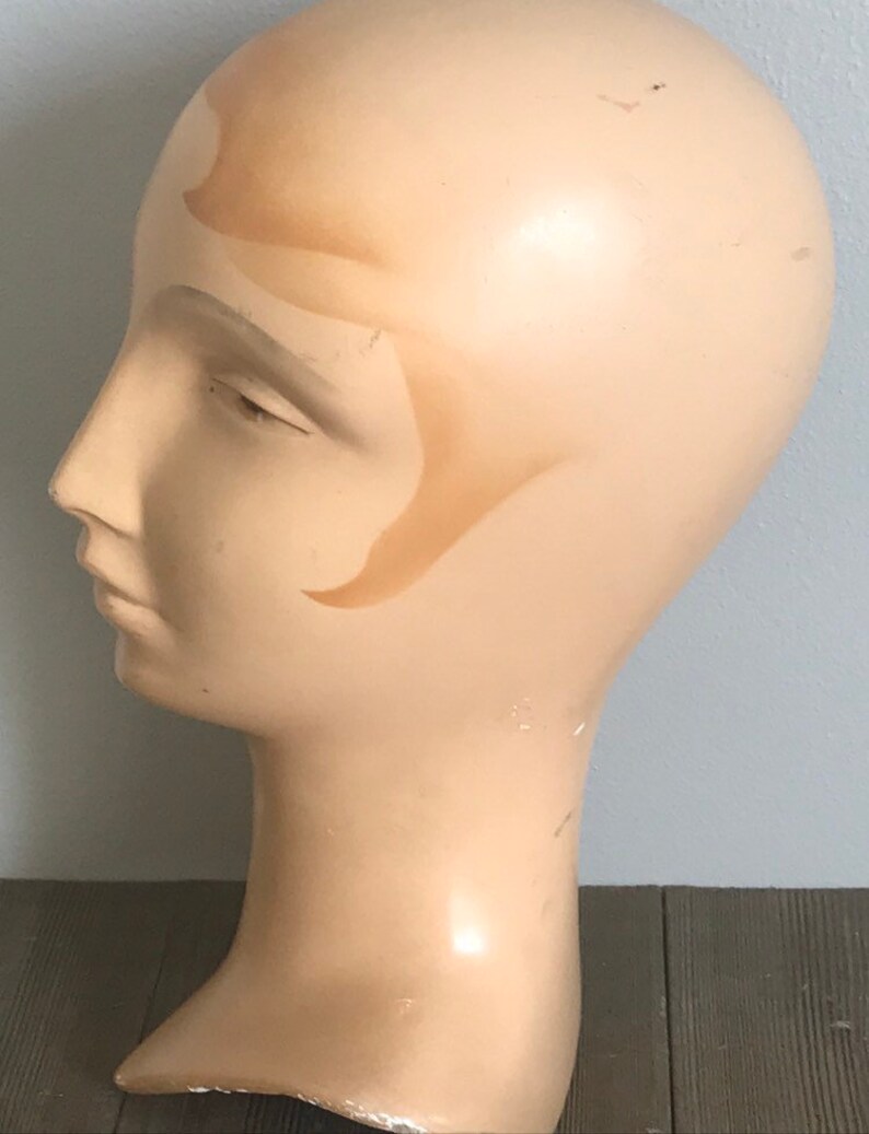 Vintage art deco mannequin head female manikin bust hat stand Etsy