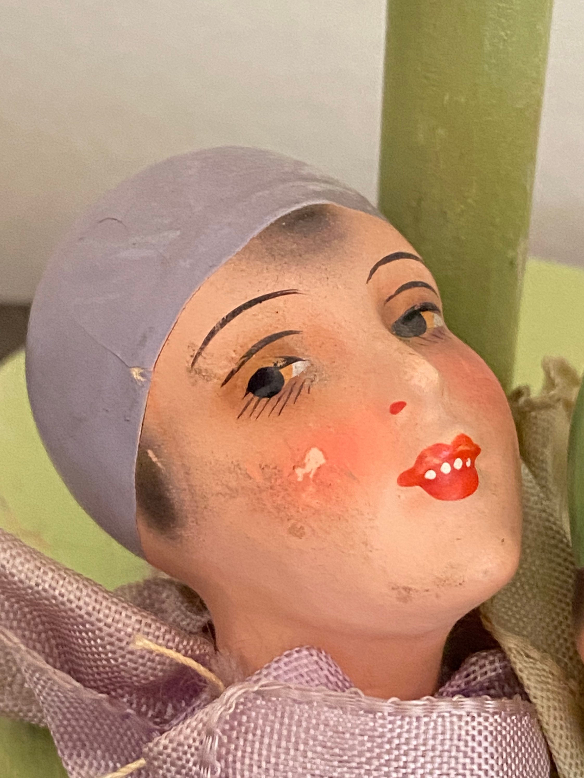 Vintage Hat Stand German Doll Heads Hat Stand Art Deco Dolls Etsy