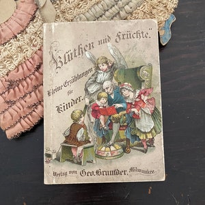 Antikes deutsches Kinderbuch illustrierter Einband Vintage Buch Sammlerstück vielleicht Geschichten