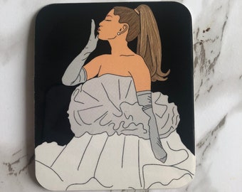 Ariana Grande Grammy's outfit inspired vinyl sticker, Ariana laptop sticker