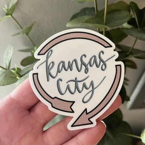 Kansas City Western Auto matte vinyl sticker, KC laptop sticker, KC car decal
